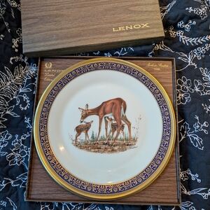 1978 Annual Limited Issue LENOX Boehm Deer Plate